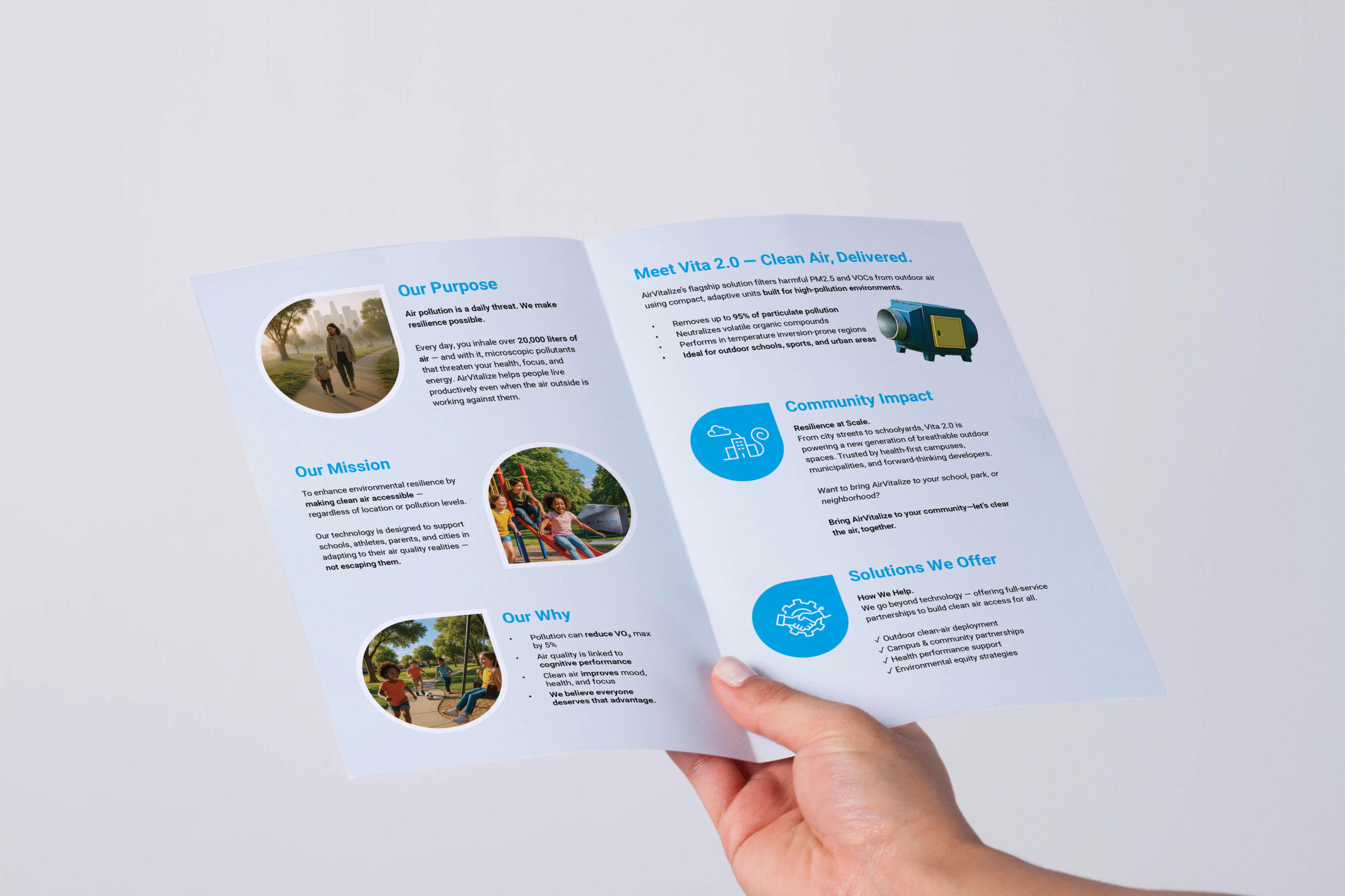 Bifold Mockup Inside Bifold brochure inside mockup by Reliable PR & Marketing